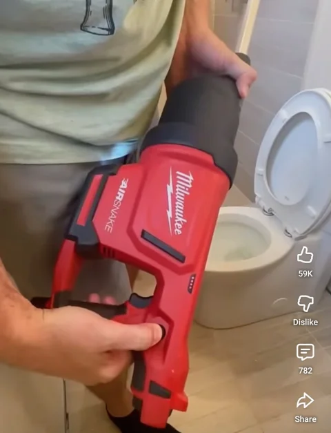 overpowered toilet plunger