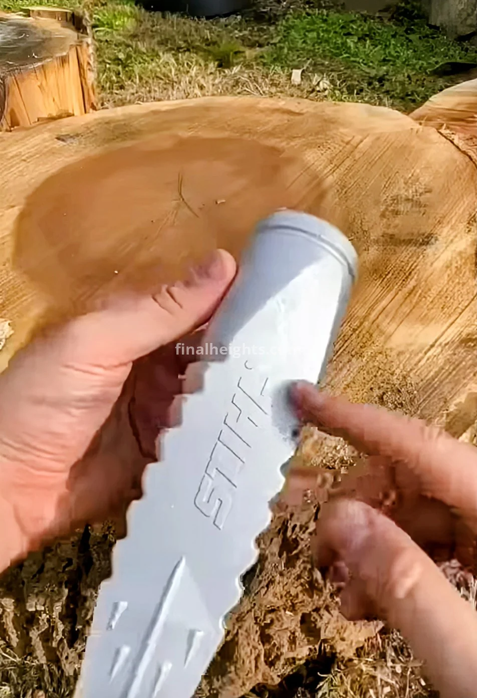 Aluminum splitting wedge