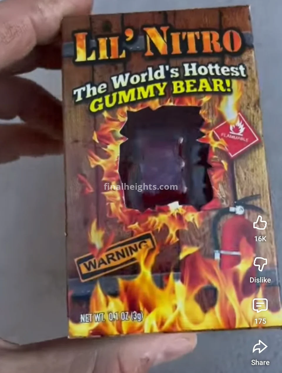 World's hottest gummy Bear