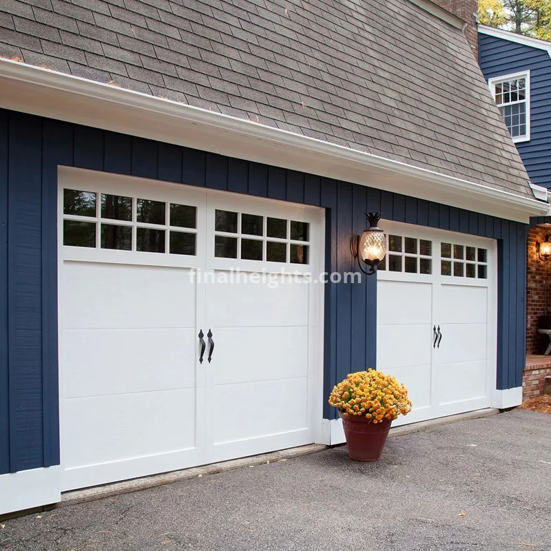 China Supplier 16'x7' 16'x8' Overlay Carriage 2 Car Garage Door OEM & Wholesale