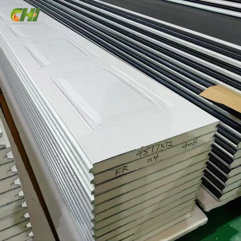 Customized Flat/Flush/Smooth/Wood Grain PU Foam Garage Door Panel Best for Wholesale
