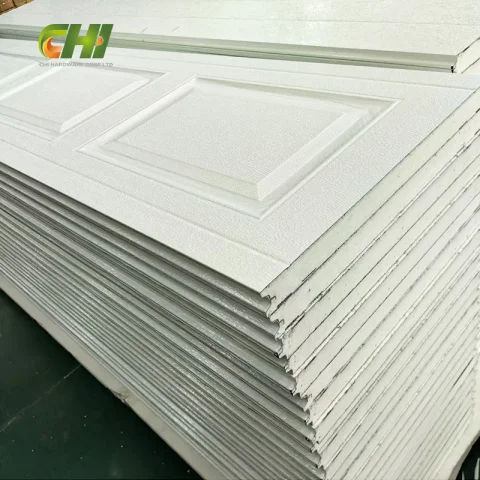 Customized Flat/Flush/Smooth/Wood Grain PU Foam Garage Door Panel Best for Wholesale