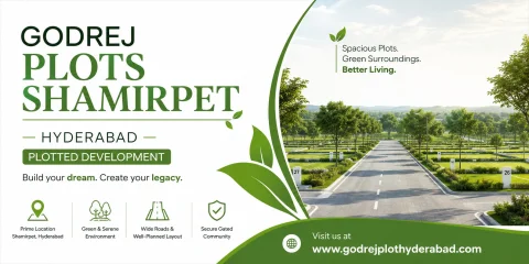 Godrej Plots Shamirpet In Hyderabad | Prime Plotted Investment Opportunity