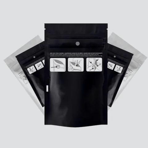 Custom Child-Resistant Mylar Bags For Retail Brands