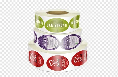 Custom Oval Roll Labels For Product Packaging