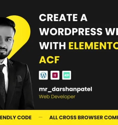 I will create wordpress website with elementor and acf or elementor pro