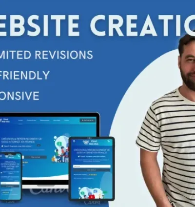 I will build a wordpress website with a custom design