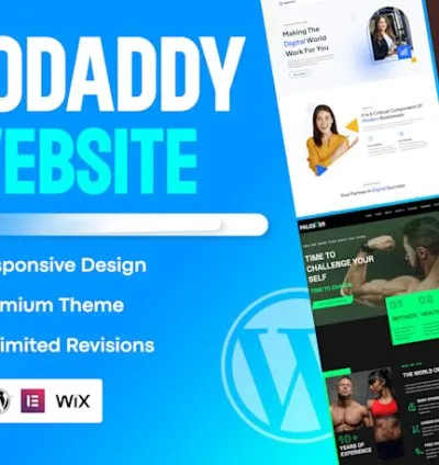 I will create professional godaddy website for your business