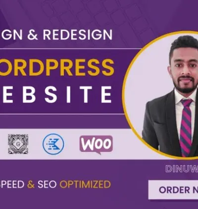 I will design or redesign wordpress website with kadence blocks