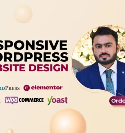 I will develop modern and responsive wordpress website design