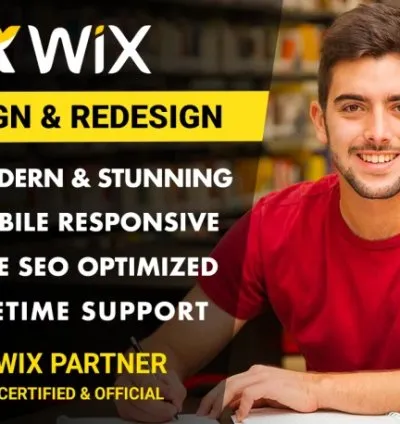 I will do wix website design, wix ecommerce website and wix redesign