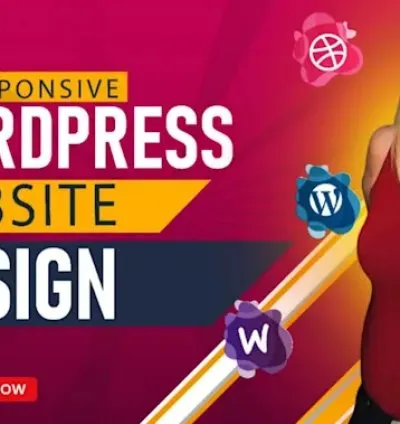 I will build responsive wordpress website design and website development