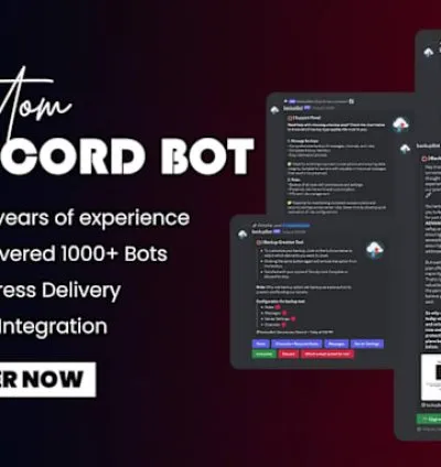 I will create you a custom discord bot