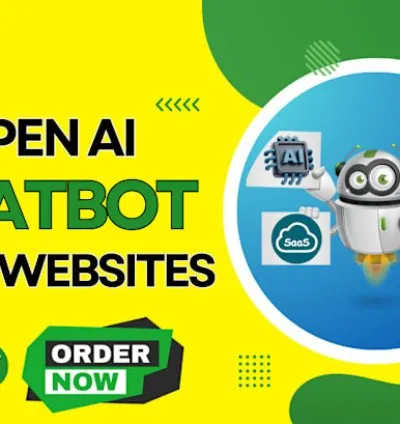 I will create ai chatbot websites saas ai with langchain manychat content generative ai
