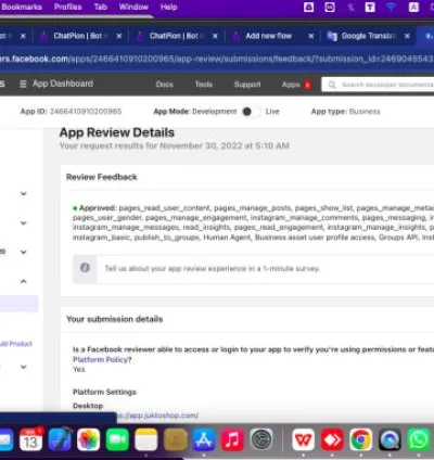 I will help you for approval facebook, instagram, whatsapp apps