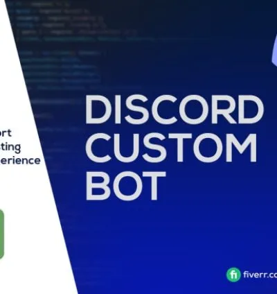 I will develop a custom discord bot with nodejs