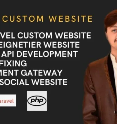 I will develop custom website in PHP using laravel or codeigniter
