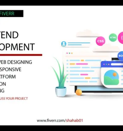 Our agency will be your front end developer, website designer, html, css, bootstrap design