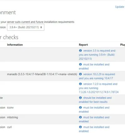 I will fix moodle, upgrade, customize and add functionalities