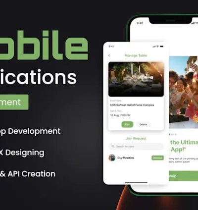 I will create mobile app flutter app flutter develop android ios mobile app development