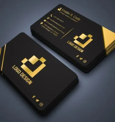 I will create a modern minimalist luxury business card
