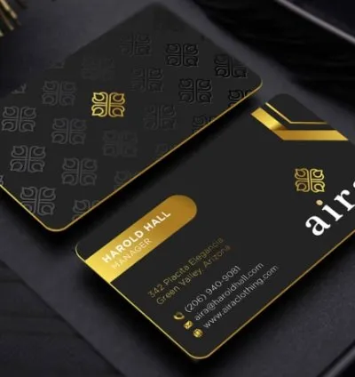 I will do luxury minimalist business card design