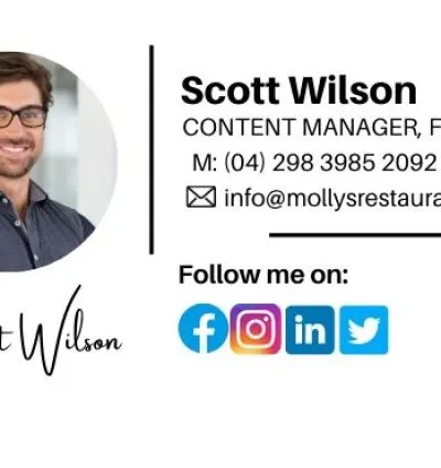 I will design professional clickable HTML email signature