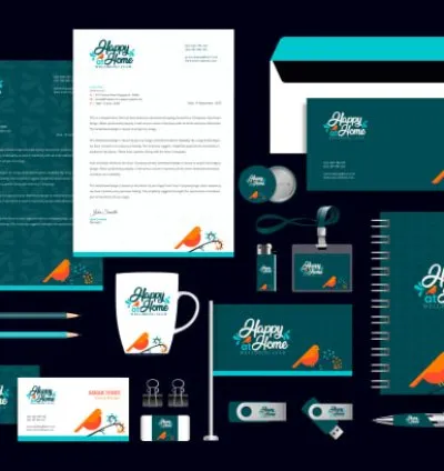 I will design logo business card letterhead folder all stationery