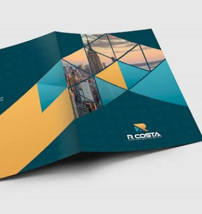 I will create professional presentation folder for you