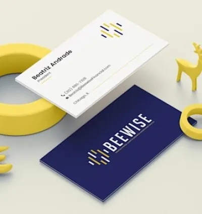I will design minimalist business card