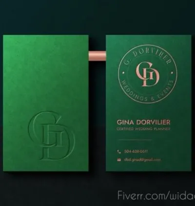 I will design luxury business card