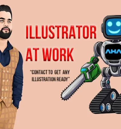 I will create an original highly detailed vector illustration