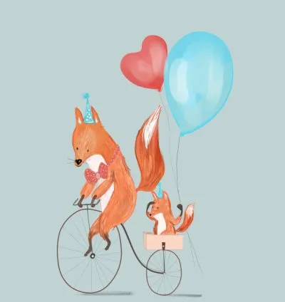 I will do a charming watercolor illustration