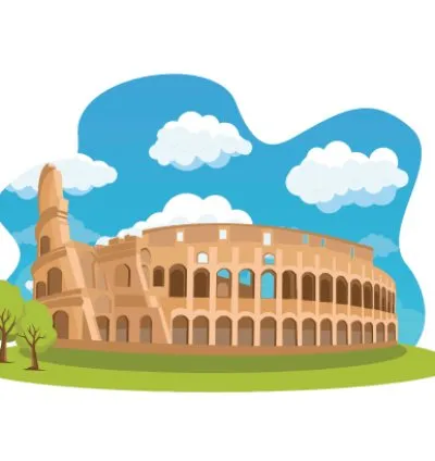 I will draw a building, landscape into vector art illustration