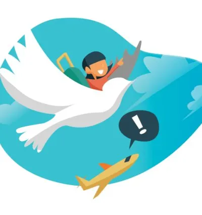 I will create custom unique vector flat illustration for you