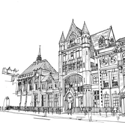 I will create a stylish sketch of your favourite place and city