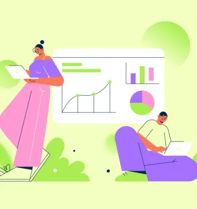 I will create a flat vector illustration in modern style