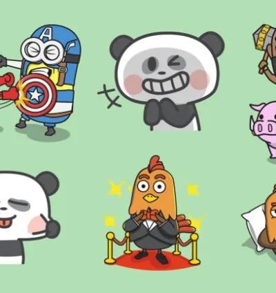 I will draw cute cartoon character, mascot, stickers