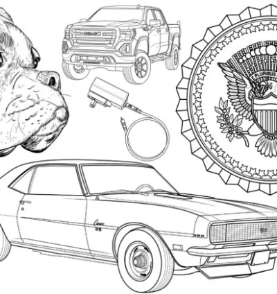 I will convert any image to line art vector illustration