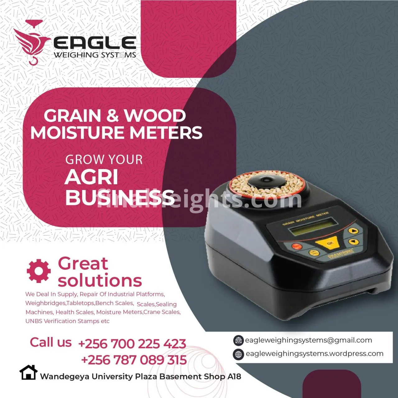 UNBS certified moisture meters in Uganda +256 787089315